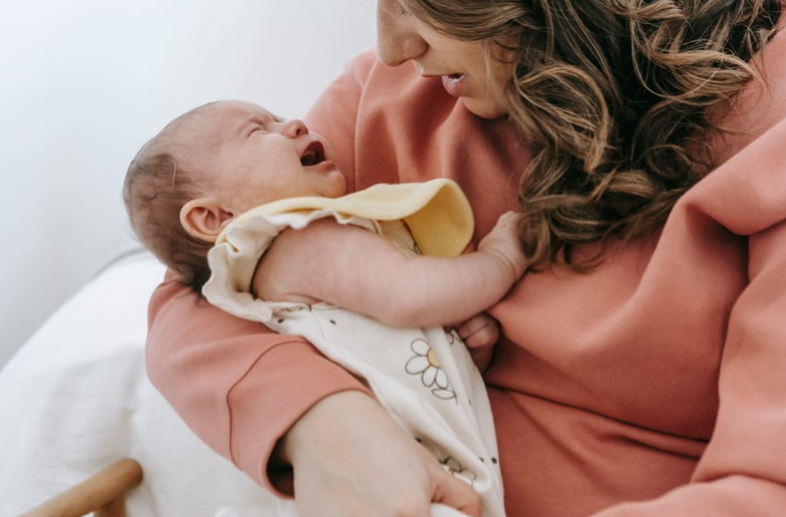 New Mother with Her Baby