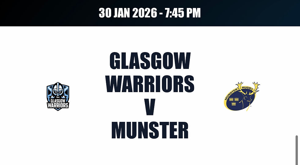 Glasgow Warriors Vs Munster