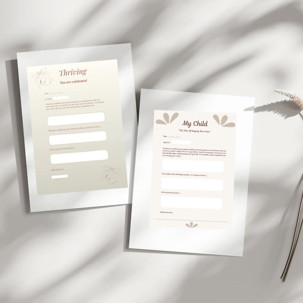 Printable Self Love Letter