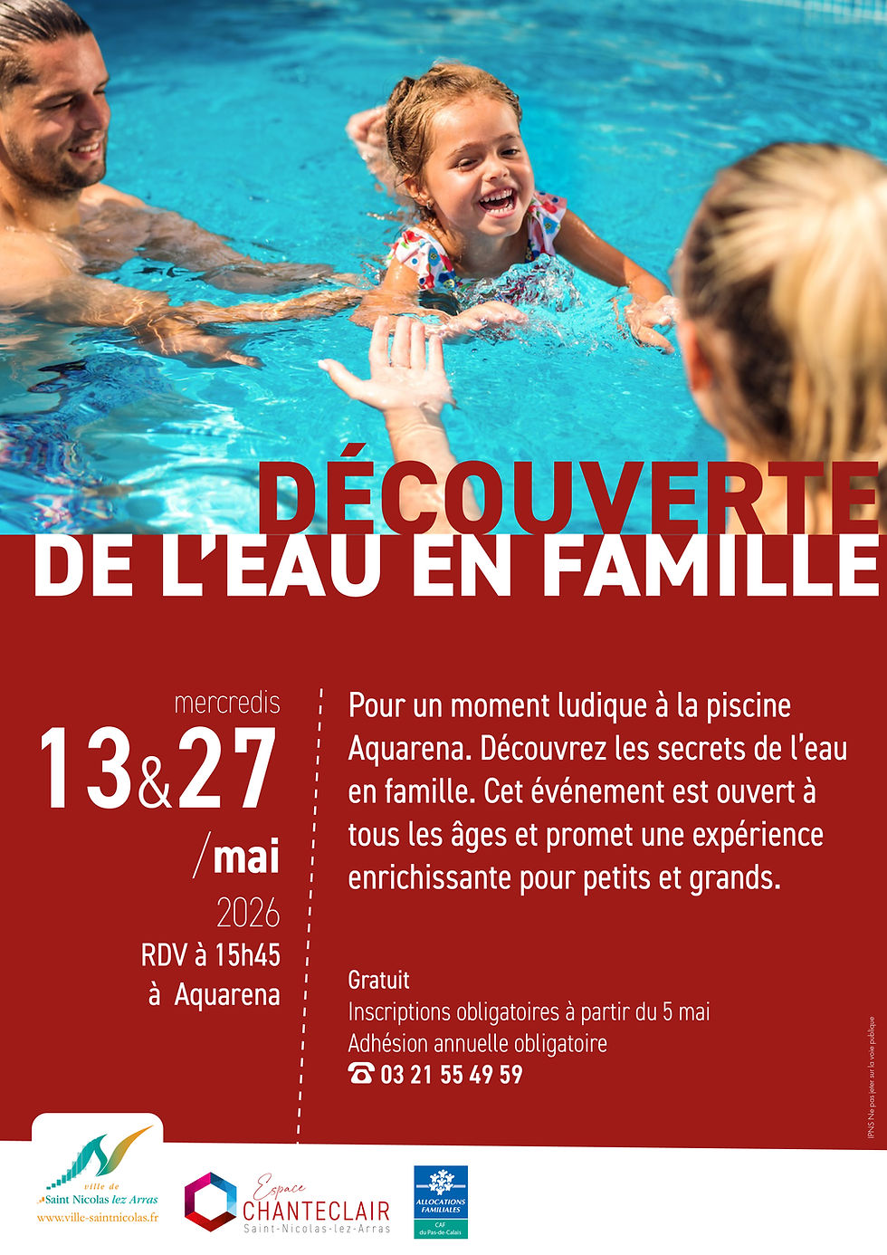 DÉCOUVERTE DE L'EAU EN FAMILLE MAI