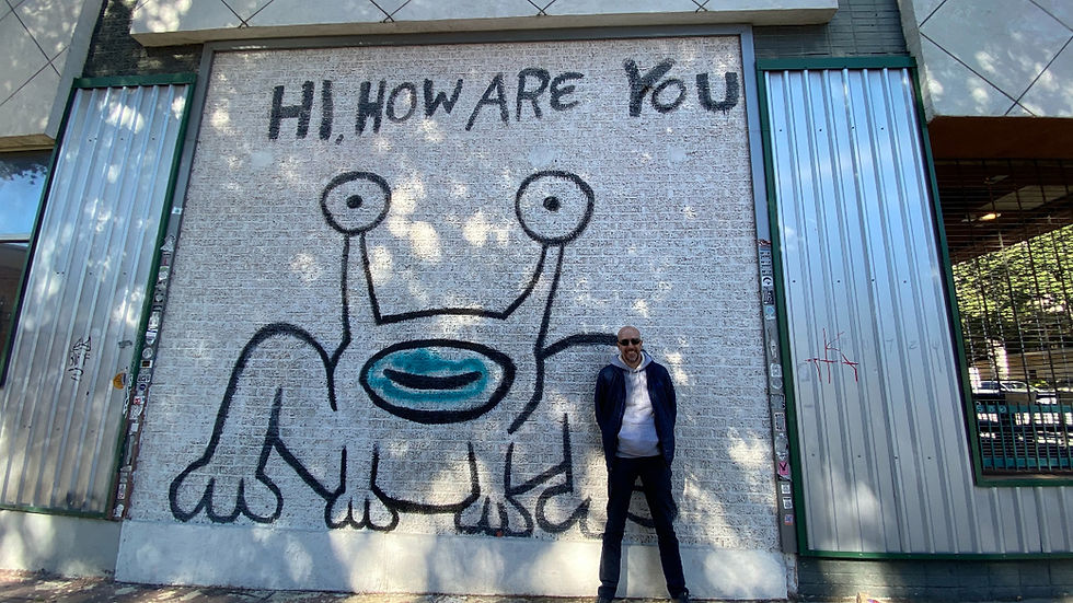 We share the Hi How Are You Mural in Austin