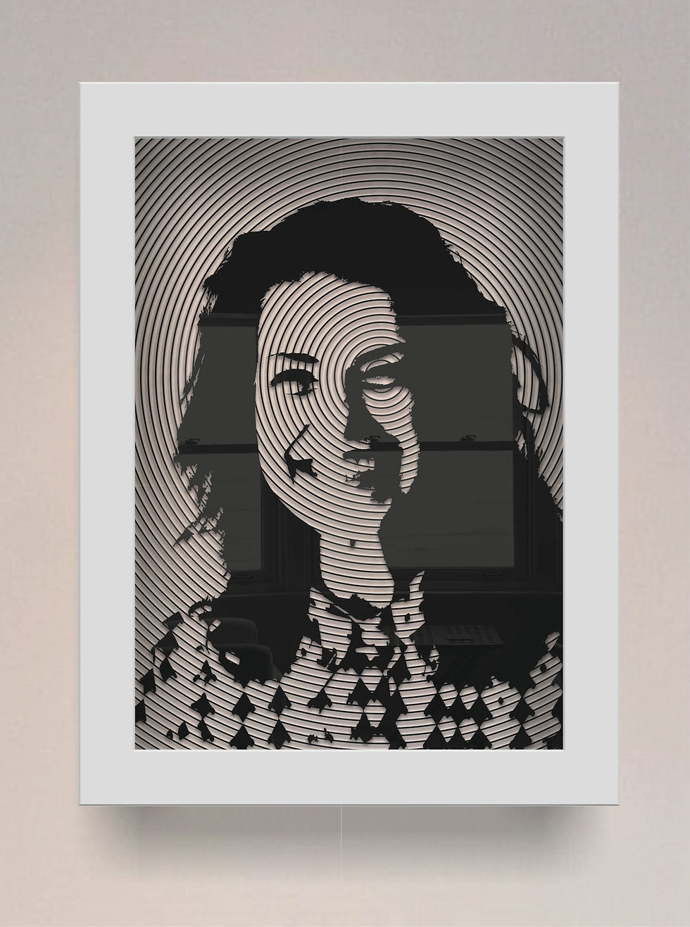 Thumbnail: Portrait stencil