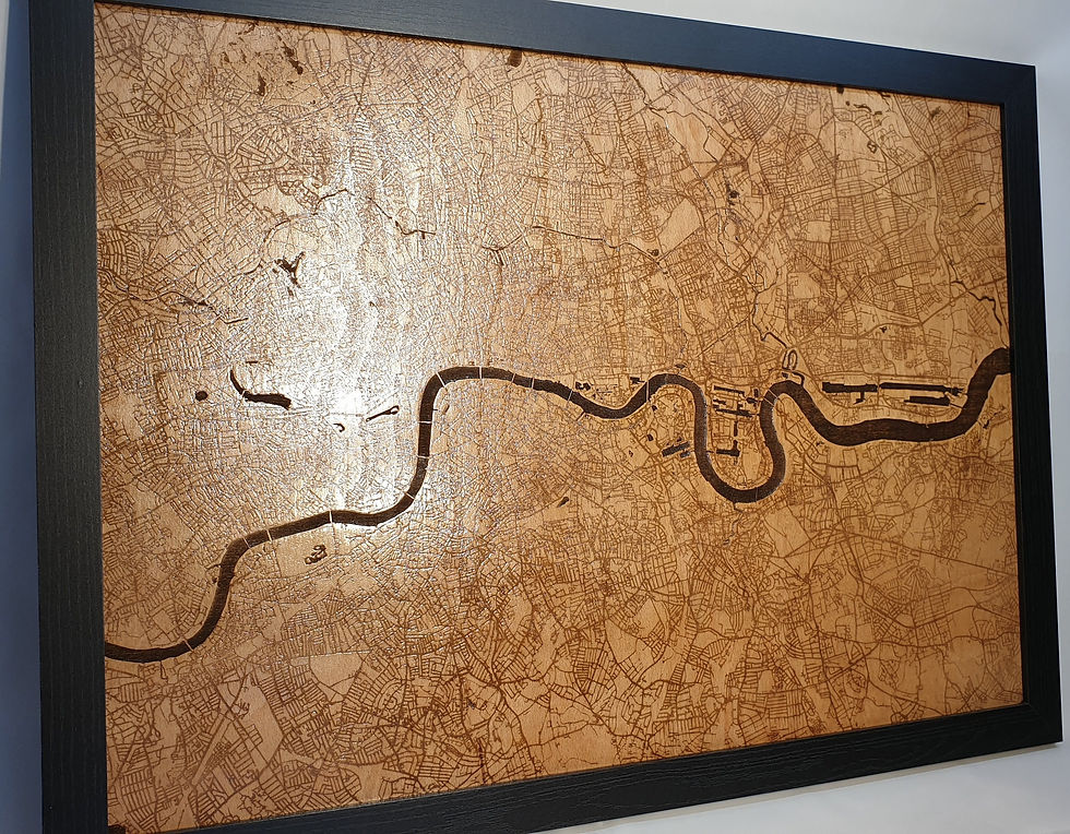 Thumbnail: Engraved LONDON map