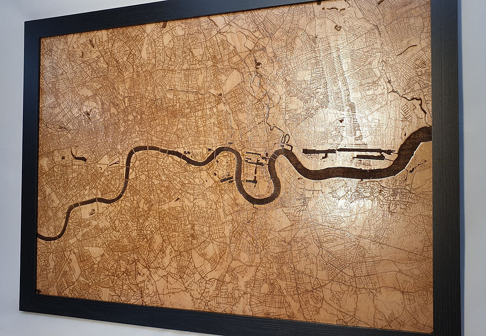 Thumbnail: Engraved LONDON map