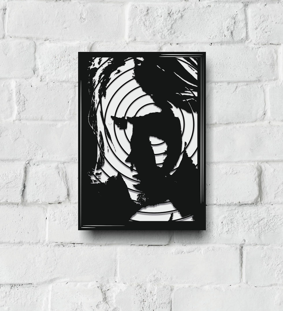 Thumbnail: POP ART Music Icon stencil H-L