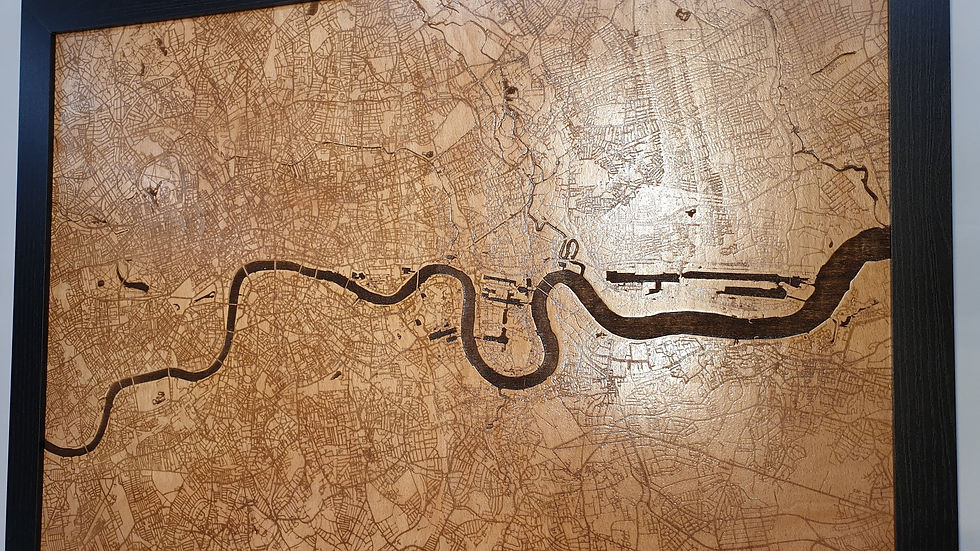 Thumbnail: Engraved LONDON map