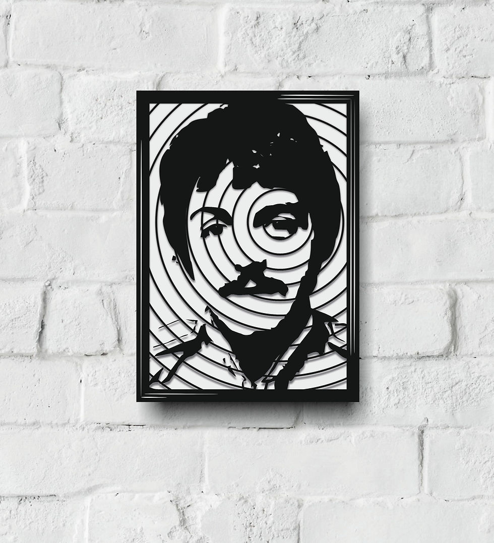 Thumbnail: POP ART Music Icon stencil A-B