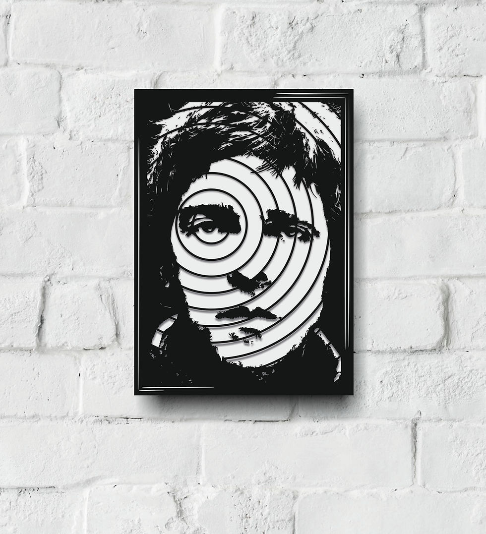 Thumbnail: POP ART Music Icon stencil M-R