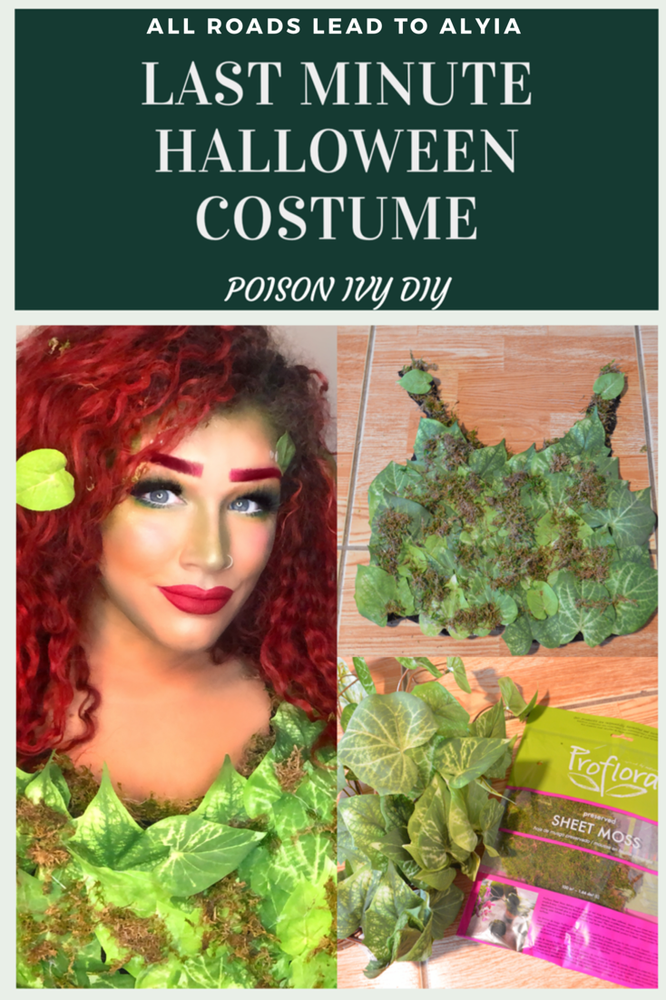 Last Minute Diy Poison Ivy Halloween Costume
