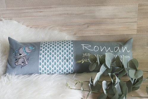 Geburtskissen Boho Bär