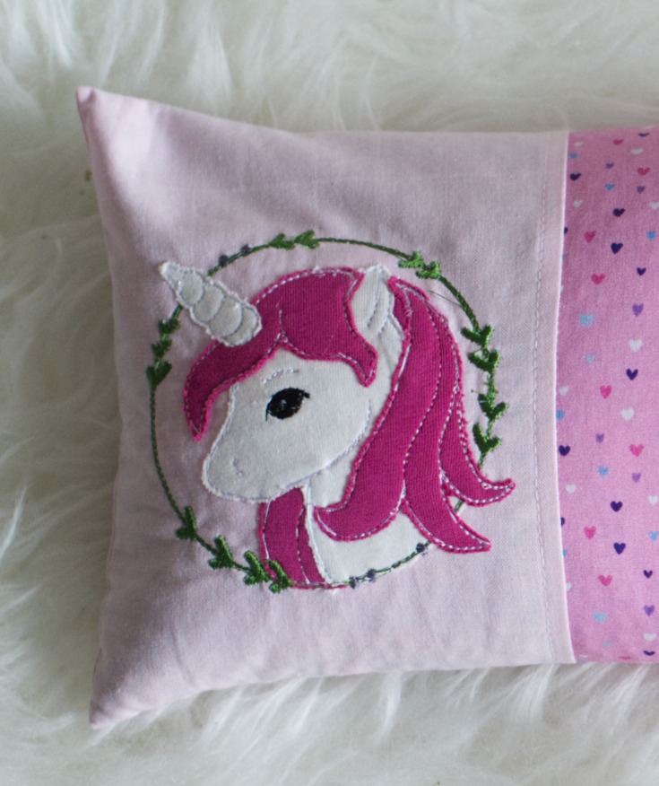 Einhorn Button - Stickwolke