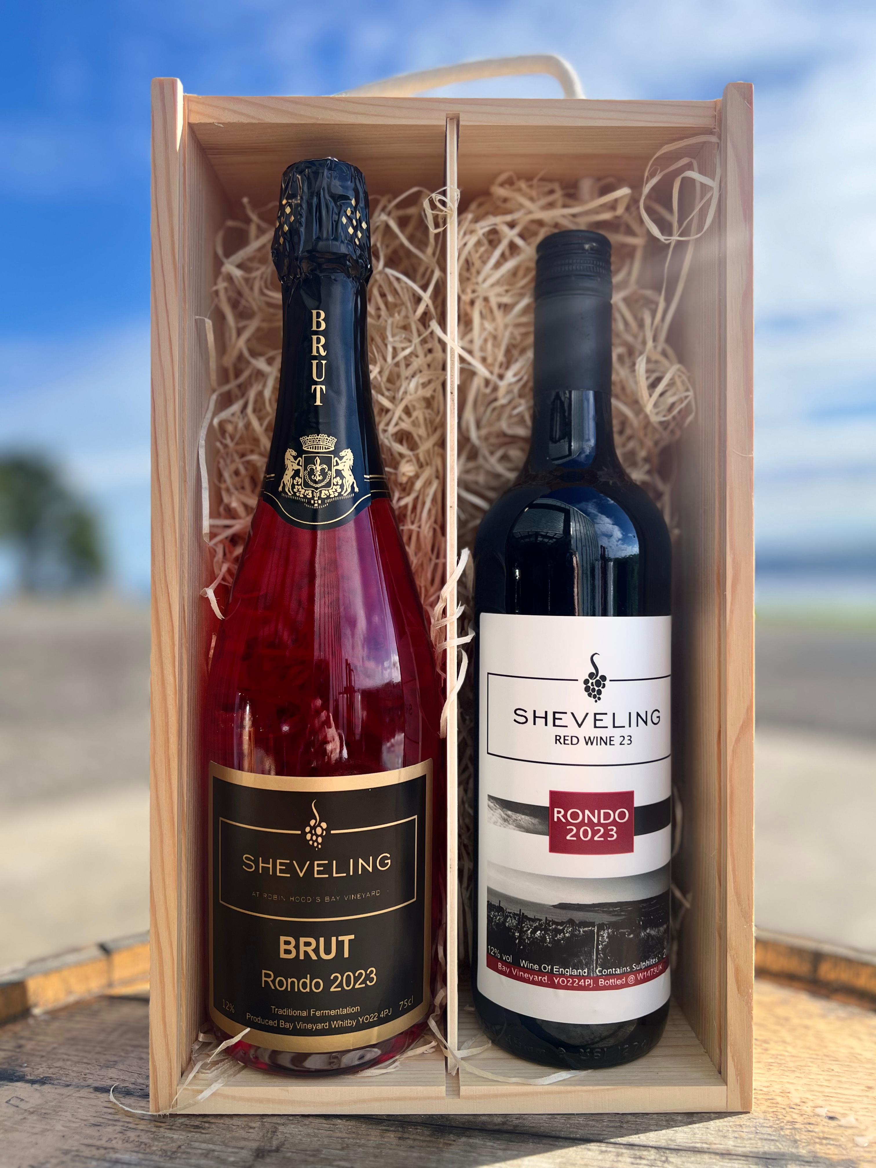 Gift Box Double - Yorkshire Sparkling Rondo Rosé & Rondo Red Still Wine