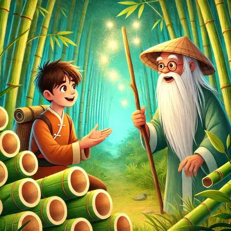 Cây Tre Trăm Đốt - Truyện Cổ Tích Việt Nam Song Ngữ Việt-Anh Cho Bé