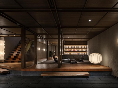 Kobayashiya's interior artfully merges traditional architecture with modern design elements, creating a serene and harmonious atmosphere.