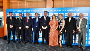 Iago Aspas, Amancio Prada y Francisco Botas, premiados por los empresarios gallegos en Cataluña