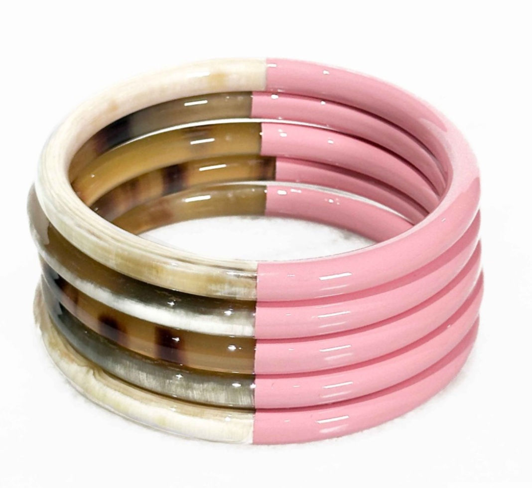 Jonc corne de buffle – Bracelet naturel unique