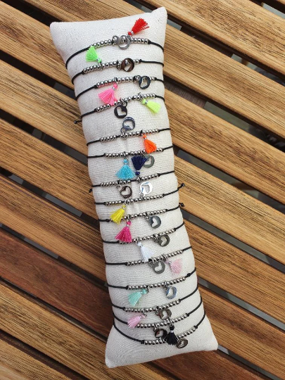 Miniature : Bracelet cordon perles