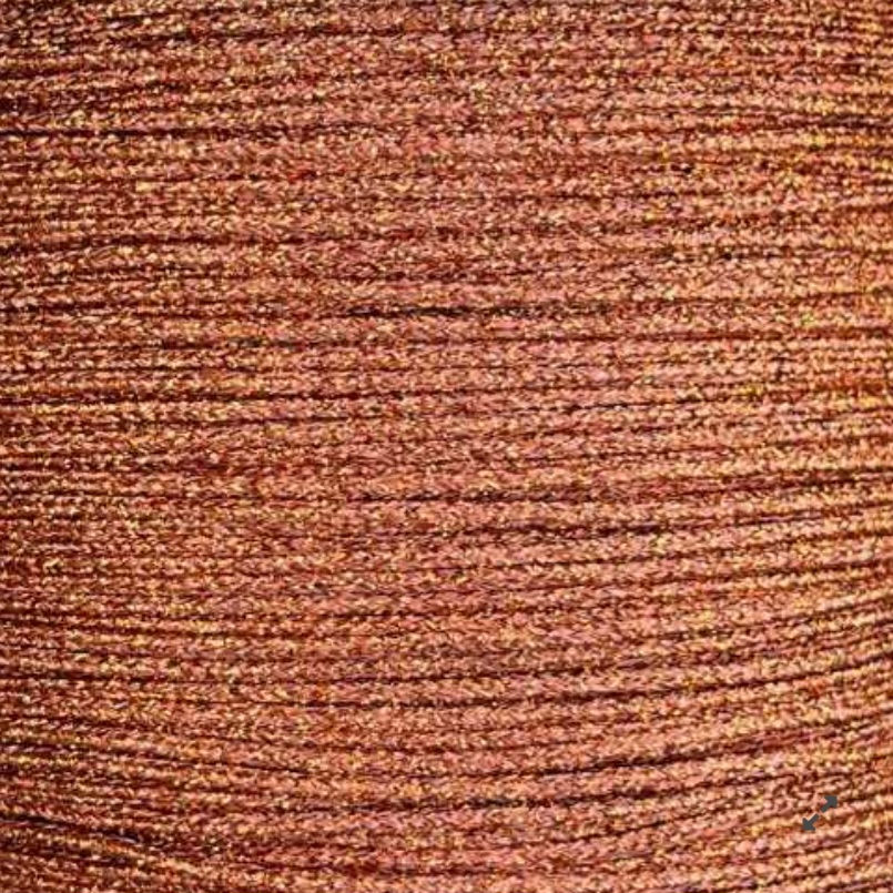 Miniature : Bracelet cordon lurex pailleté Toggle doré