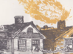 Screenprinted 'zine cover