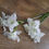 Thumbnail: Long stem white ruffled daffodil spray
