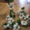 Thumbnail: Ivory velvet poinsettia garland 
