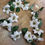 Thumbnail: Ivory velvet poinsettia garland 