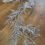 Thumbnail: 6 ft slightly glittered metallic Silver fern garland 