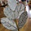 Thumbnail: Silver glittered foliage branch 
