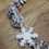 Thumbnail: 1.8m Frosted cone and wooden snowflake garland 