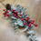 Thumbnail: Long stem frosted eucalyptus and red berries spray