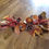Thumbnail: Velvet pumpkins, cones and mixed autumnal foliage/berries swag