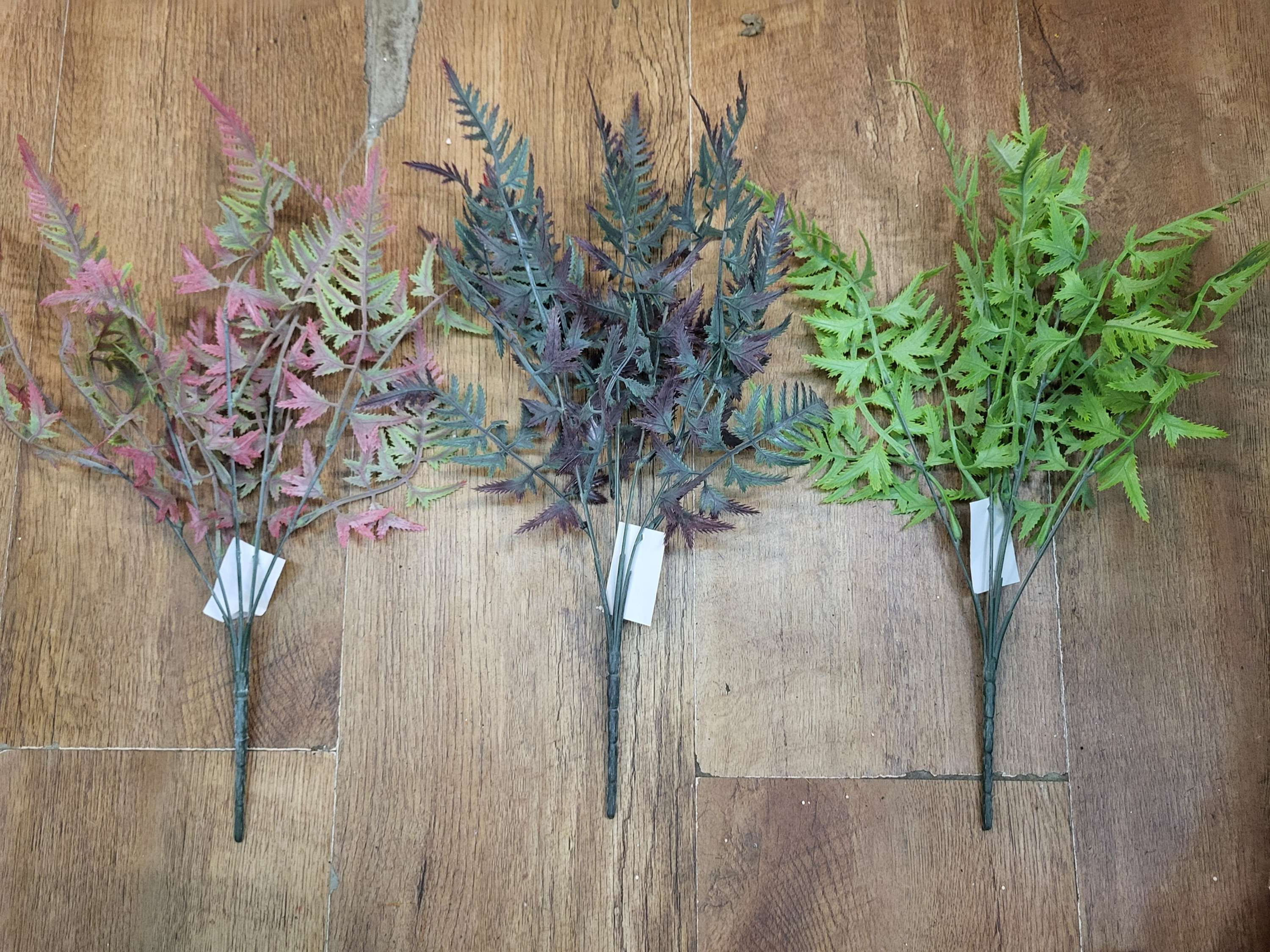 Fern bush - 3 colours available 