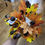 Thumbnail: Autumnal bundle of 20 - burgundy/orange flowers and foliage 