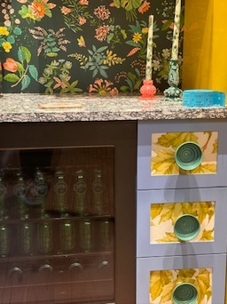 colorful cabinet