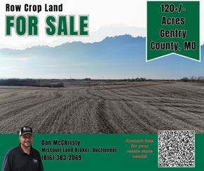 Row Crop Land after Harvest