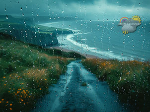 Morning update - Rain becoming showery today, heavy showers tomorrow