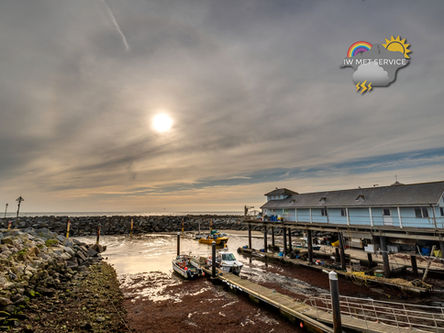 Morning update - High thin cloud today, cool and cloudy tomorrow