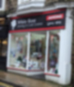 The shop front of the White Rose Sewing Company