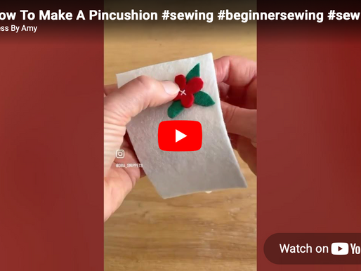 How to make a felt pincushion