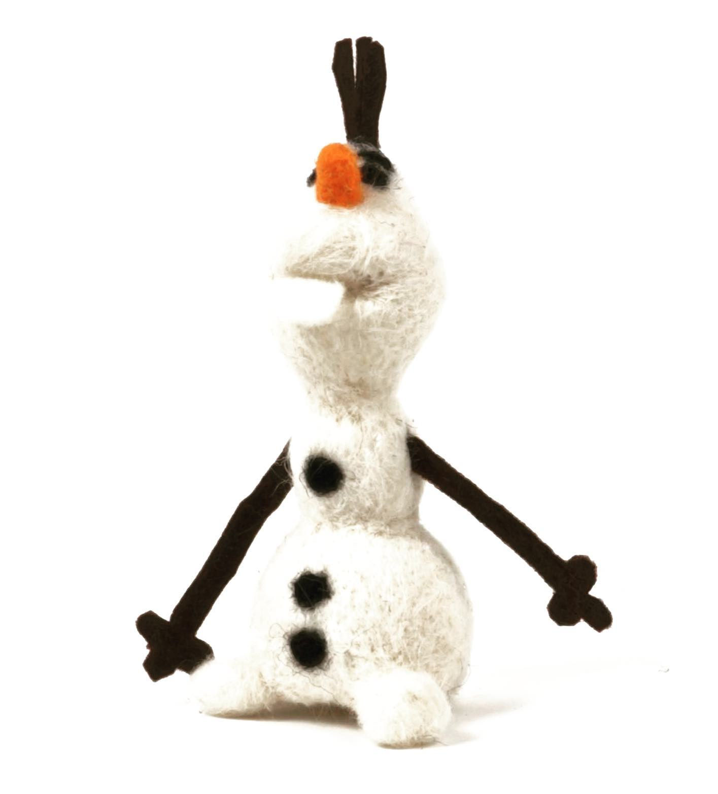 Felted Snowman
