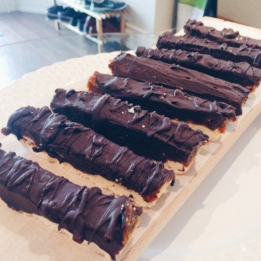 Healthy Twix Bars
