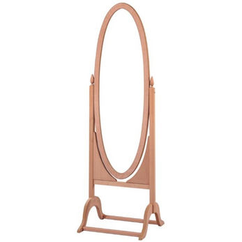 ayna, ahşap ayna, oval ayna