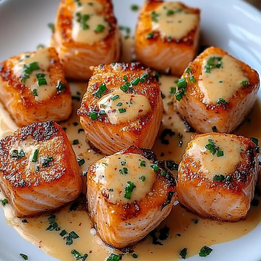 Crispy Bang Bang Salmon Bites