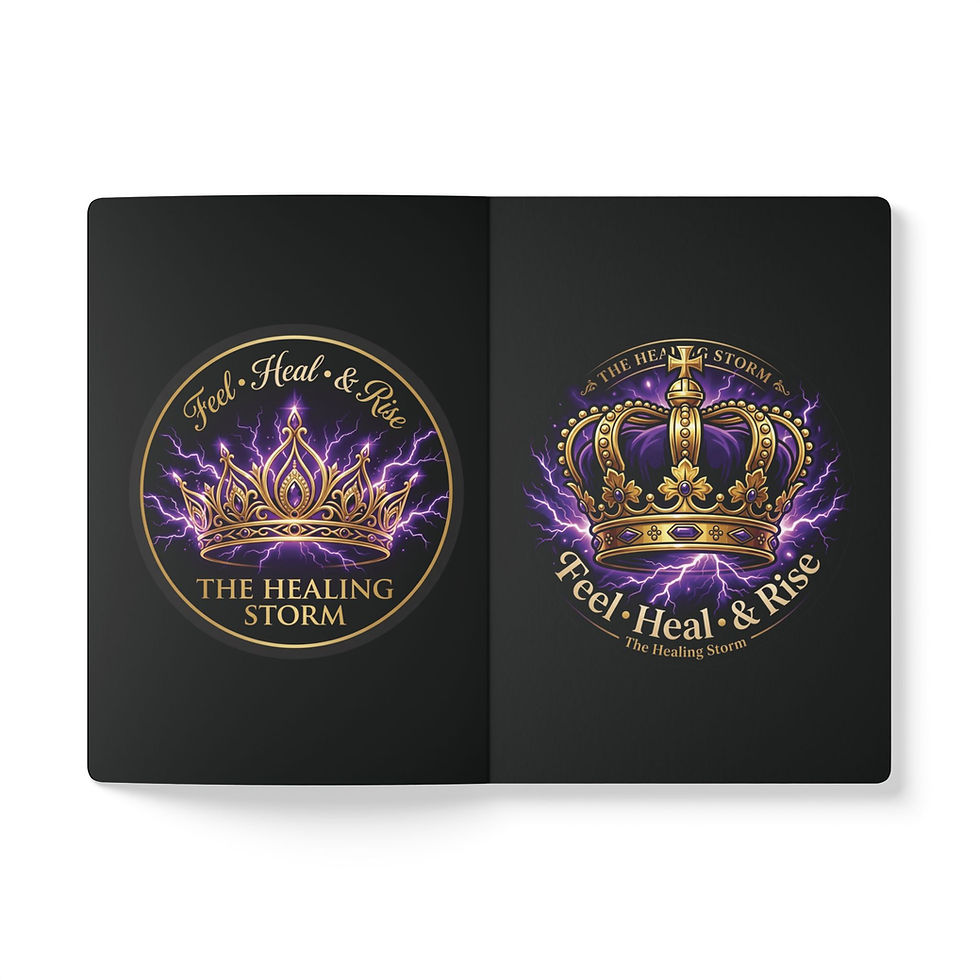 Thumbnail: The Healing Storm Journal — Purpose • Power • Perseverance Softcover Notebook