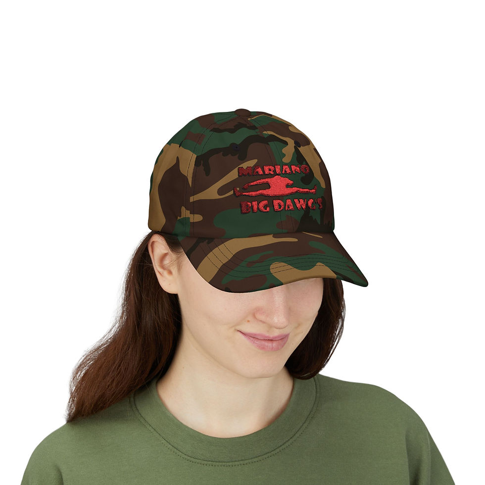 Thumbnail: Mariano Big Dawg Mendoza Dad Cap — Mariano Big Dawg's Embroidered Baseball Hat