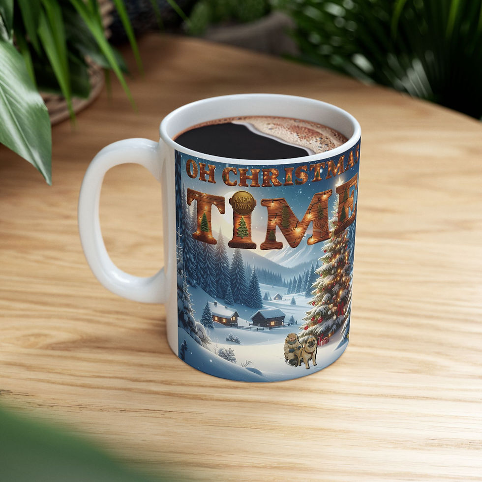 Thumbnail: OH CHRISTMAS TIME — ANEW Dawn Album Ceramic Mug (11oz, 15oz)