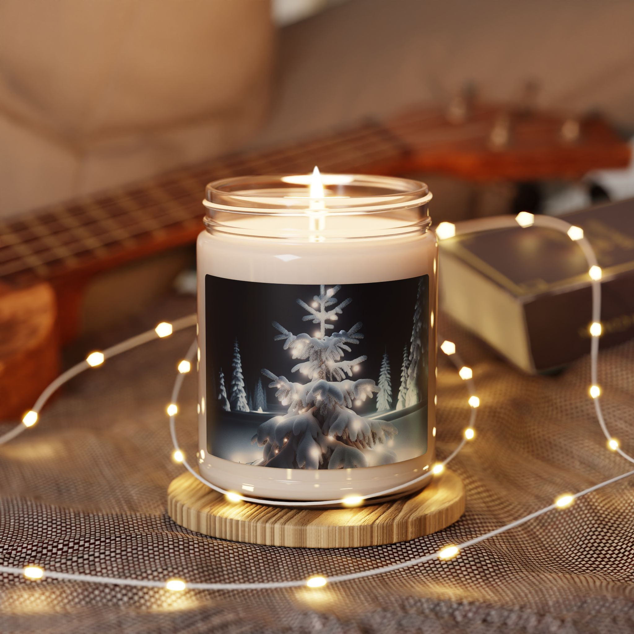 Cozy Winter Scented Soy Candle, Gifts, Aromatherapy