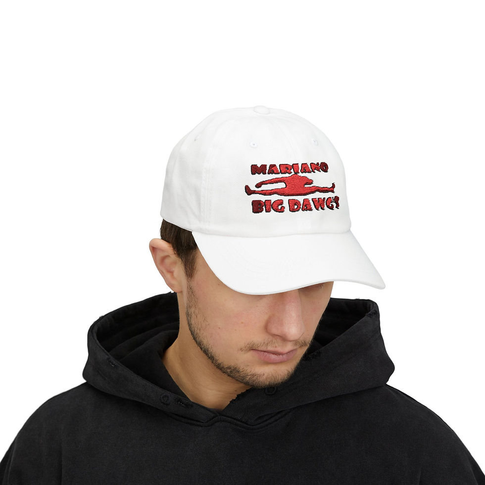 Thumbnail: Mariano Big Dawg Mendoza Dad Cap — Mariano Big Dawg's Embroidered Baseball Hat