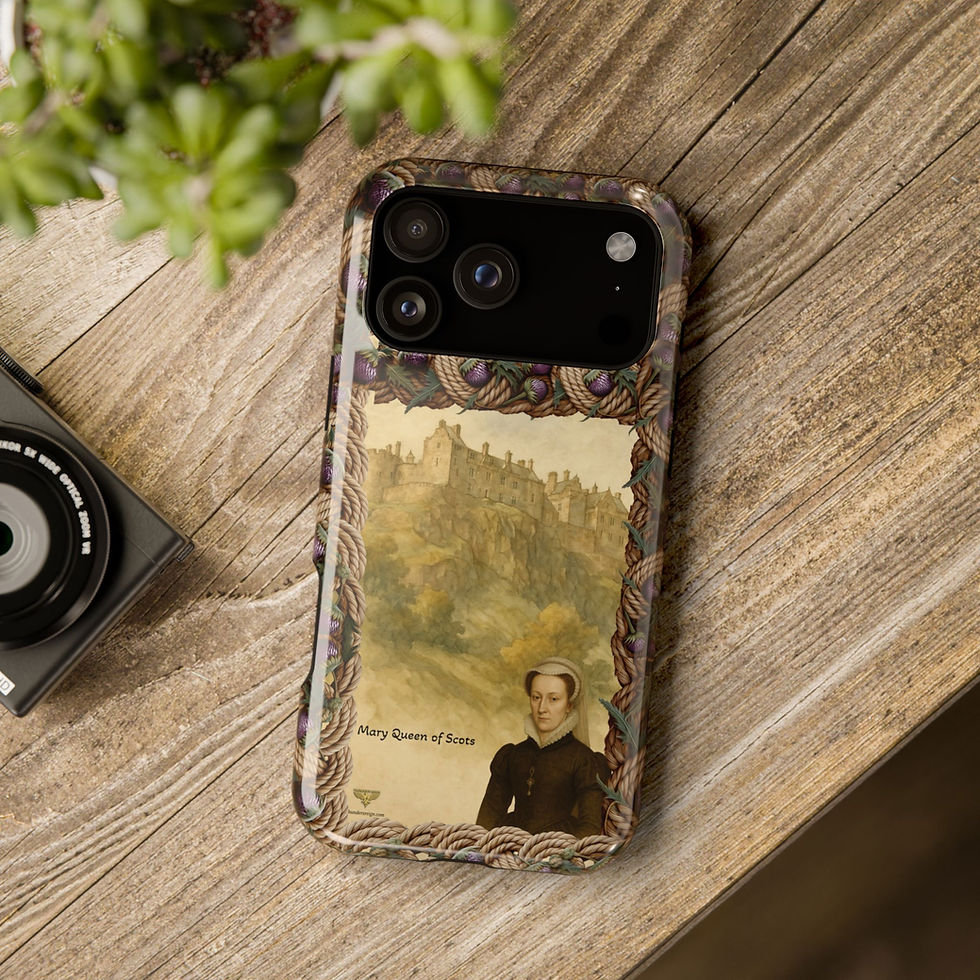 Thumbnail: Mary Queen of Scots Watercolor Phone Case — "A Queen's Case"
