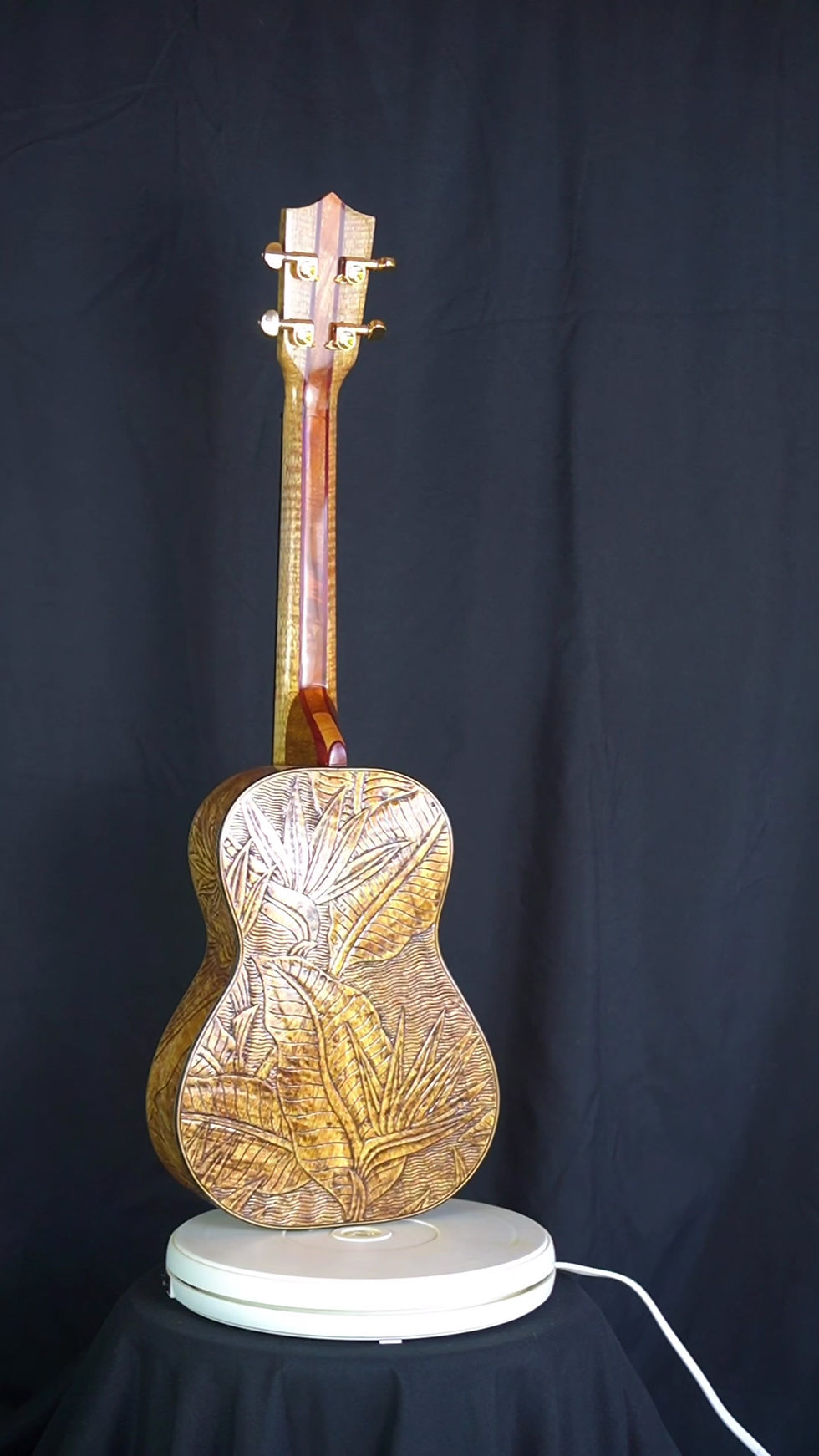 Thumbnail: Haleʻiwa Ukulele Tenor — Bird of Paradise Edition Handcrafted by a Local Artist